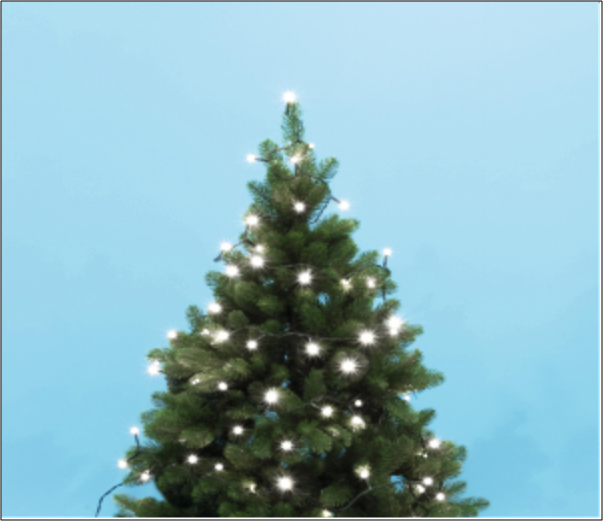 Belt�ri f�nyf�z�r, hideg feh�r, 50 LED